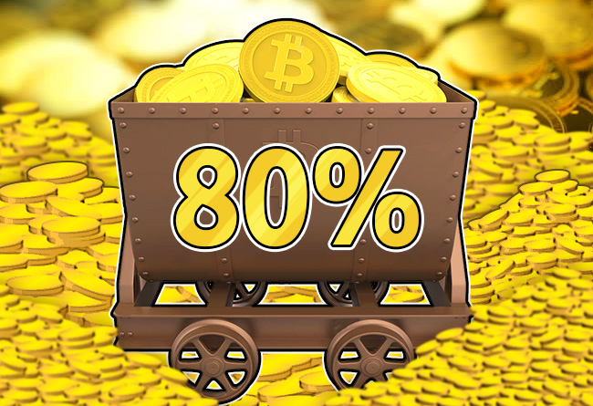 80 bitcoins to