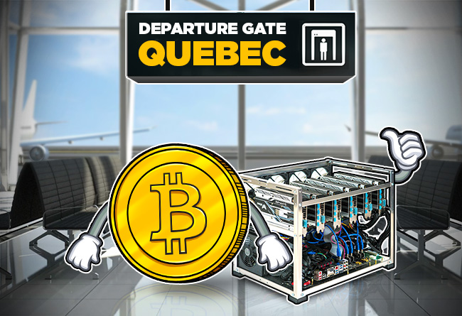 cryptocurrency mining news quebec