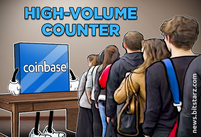 coinbase high volume