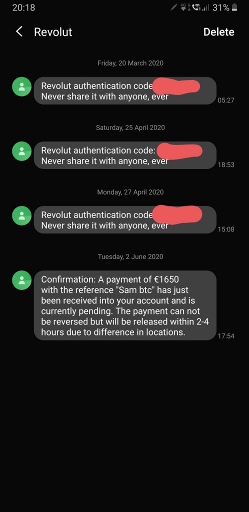 Bitcoin scam message example bitcoin origin