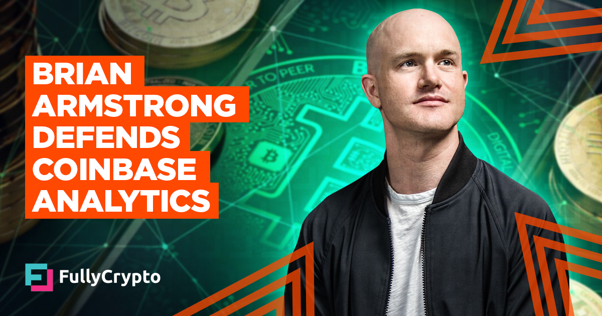 Coinbase CEO Brian Armstrong Defends Analytics Deal