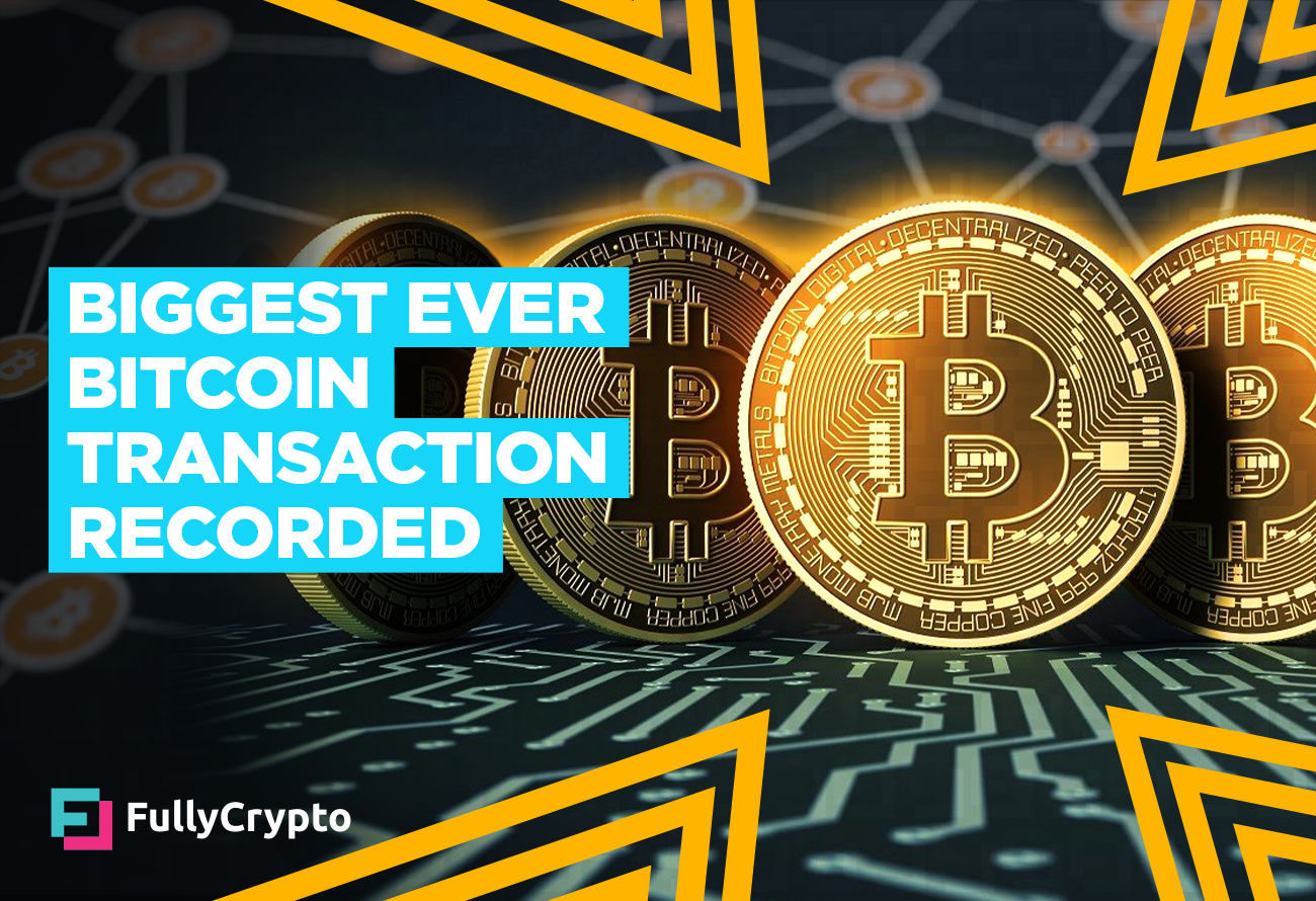 biggest bitcoin transaction ever