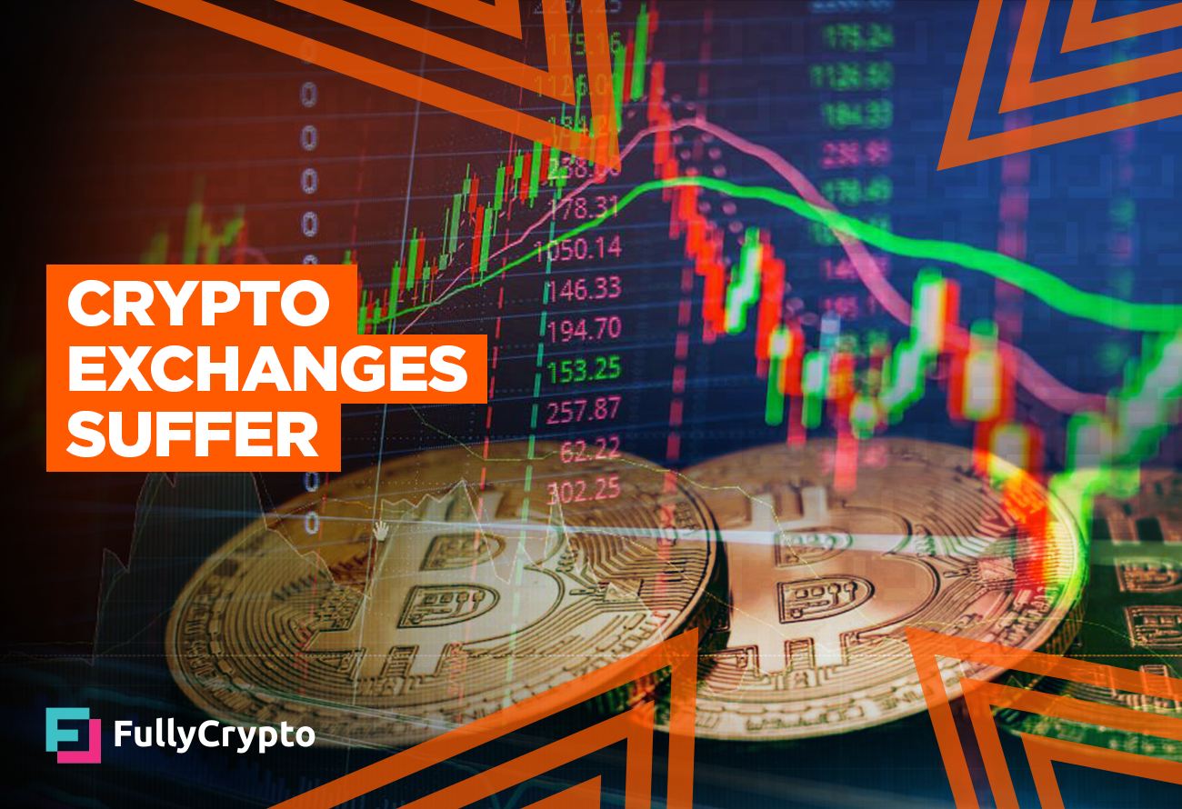 Crypto Exchanges Suffer as Market Takes $330 Billion Hit
