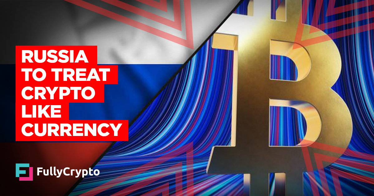 russia to treat crypto as currency