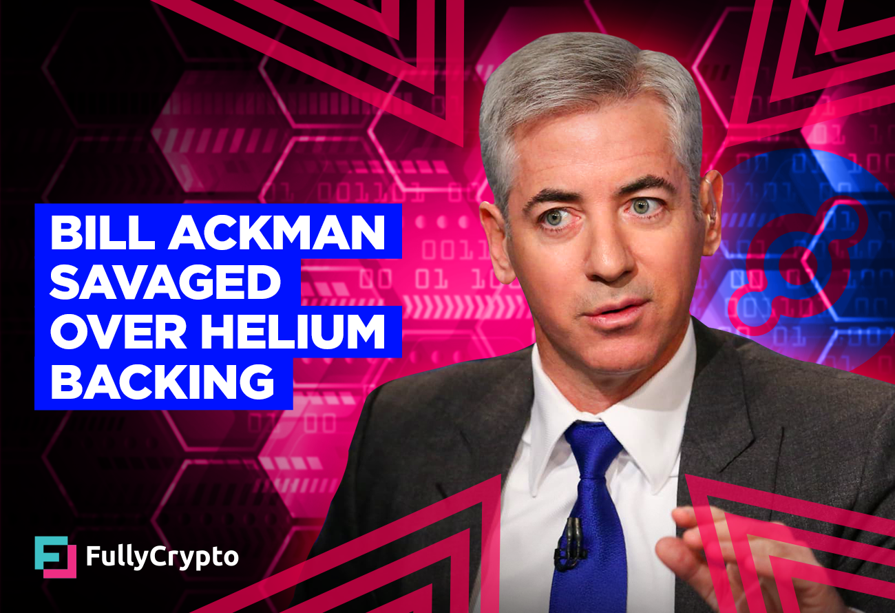 Bill Ackman Derided Over Public Backing of Helium