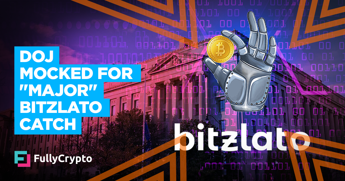 DoJ Mocked for “Major” Enforcement Action Against Bitzlato