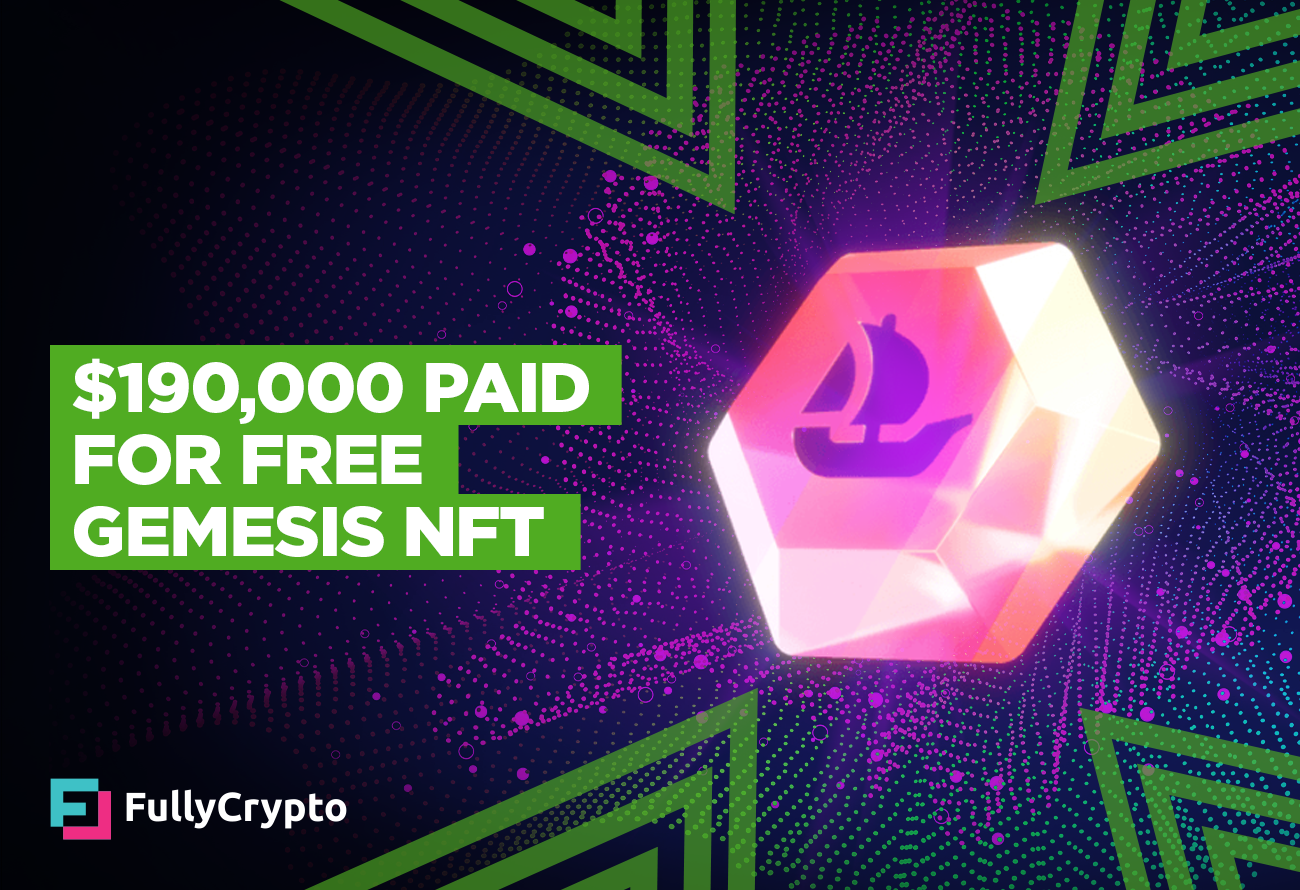Buyer Picks Up Free Gemesis NFT for $190,000