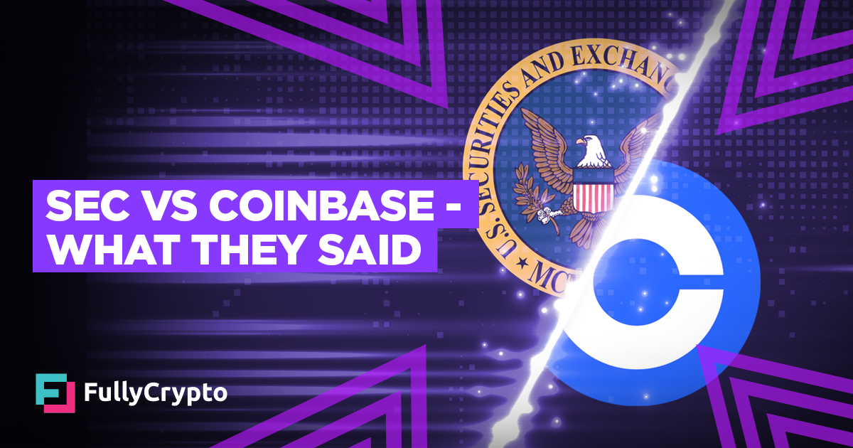 SEC vs Coinbase - What They Said
