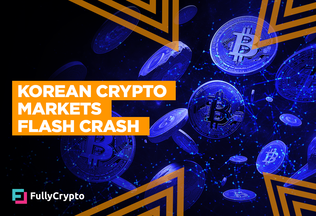 Korean Crypto Markets Flash Crash After Martial Law Announcement